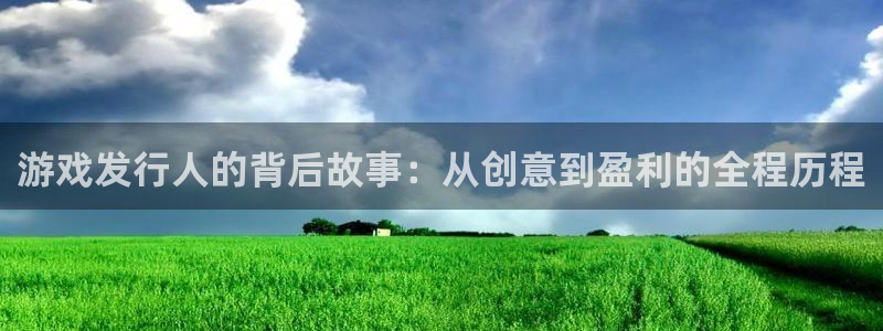 非凡游戏官网庄园：游戏发行人的背后故事：从创意到盈利的全程历程